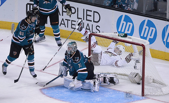NHL: Phoenix Coyotes at San Jose Sharks