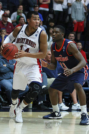 NCAA Basketball: Pepperdine at St. Mary's