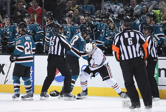 NHL: Chicago Blackhawks at San Jose Sharks