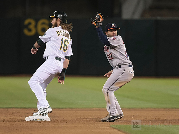 MLB: Houston Astros at Oakland Athletics