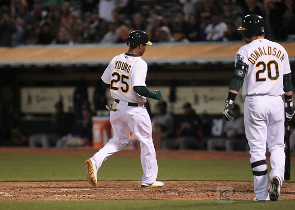 MLB: Houston Astros at Oakland Athletics
