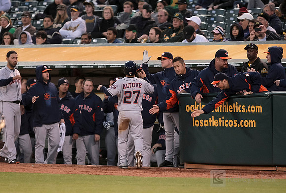 MLB: Houston Astros at Oakland Athletics