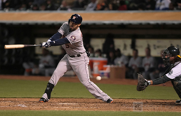 MLB: Houston Astros at Oakland Athletics