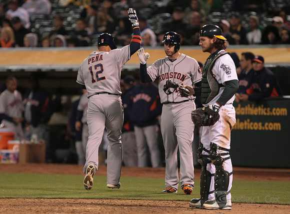MLB: Houston Astros at Oakland Athletics