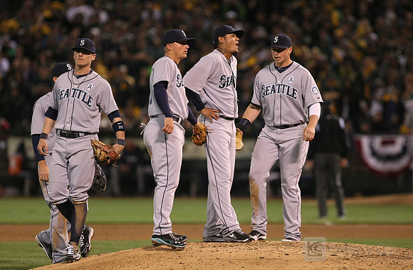 MLB: Seattle Mariners at Oakland Athletics