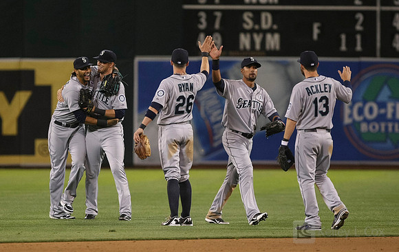 MLB: Seattle Mariners at Oakland Athletics
