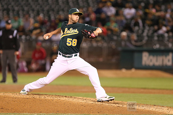MLB: Los Angeles Angels at Oakland Athletics