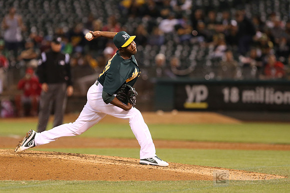 MLB: Los Angeles Angels at Oakland Athletics