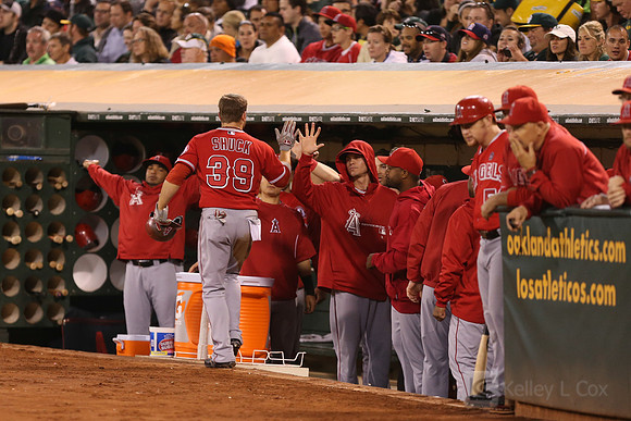 MLB: Los Angeles Angels at Oakland Athletics