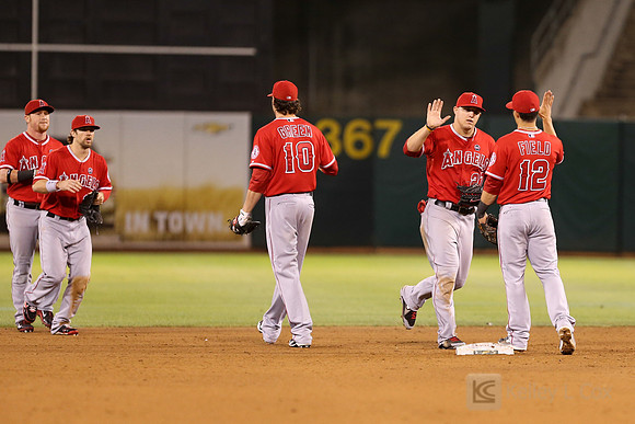 MLB: Los Angeles Angels at Oakland Athletics