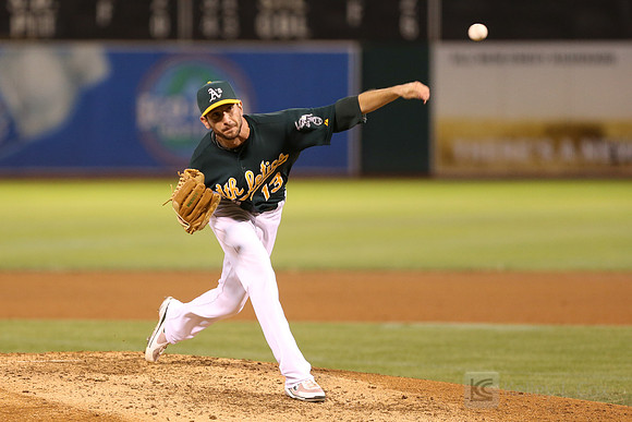 MLB: Los Angeles Angels at Oakland Athletics