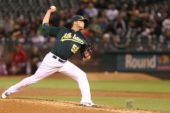 MLB: Los Angeles Angels at Oakland Athletics