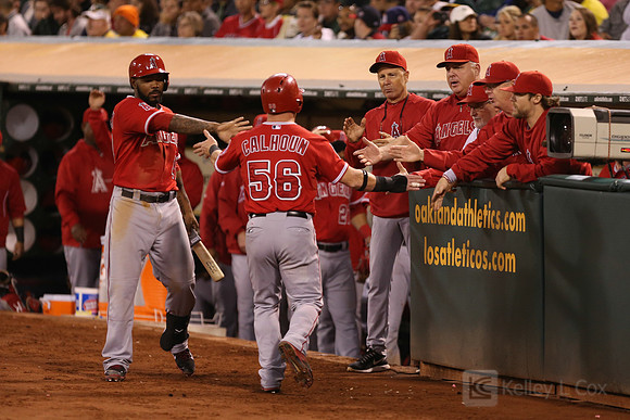 MLB: Los Angeles Angels at Oakland Athletics