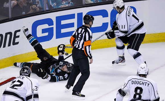 NHL: Stanley Cup Playoffs-Los Angeles Kings at San Jose Sharks