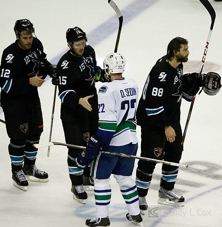 NHL: Stanley Cup Playoffs-Vancouver Canucks at San Jose Sharks