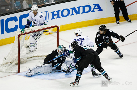 NHL: Stanley Cup Playoffs-Vancouver Canucks at San Jose Sharks