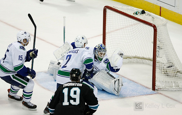 NHL: Stanley Cup Playoffs-Vancouver Canucks at San Jose Sharks