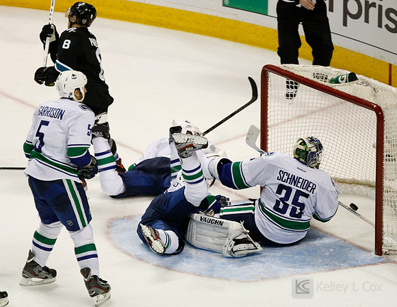 NHL: Stanley Cup Playoffs-Vancouver Canucks at San Jose Sharks