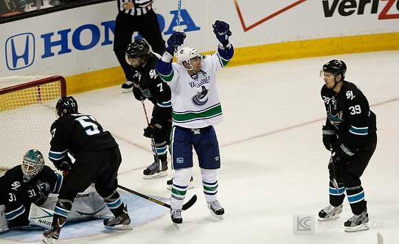 NHL: Stanley Cup Playoffs-Vancouver Canucks at San Jose Sharks