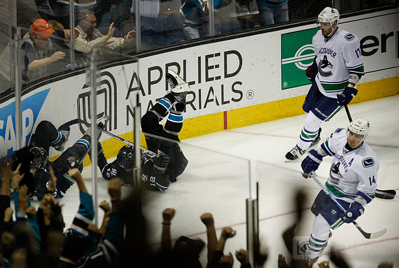 NHL: Stanley Cup Playoffs-Vancouver Canucks at San Jose Sharks