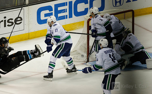 NHL: Stanley Cup Playoffs-Vancouver Canucks at San Jose Sharks