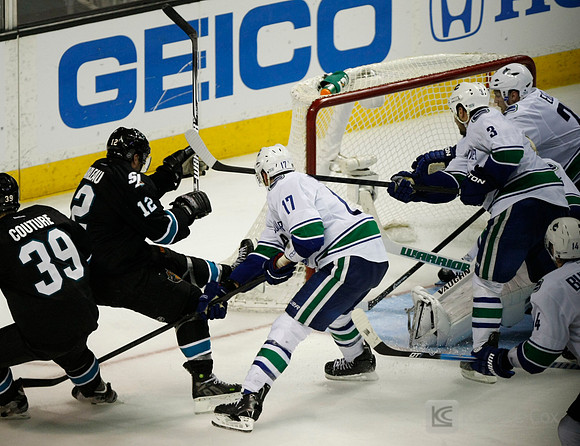 NHL: Stanley Cup Playoffs-Vancouver Canucks at San Jose Sharks