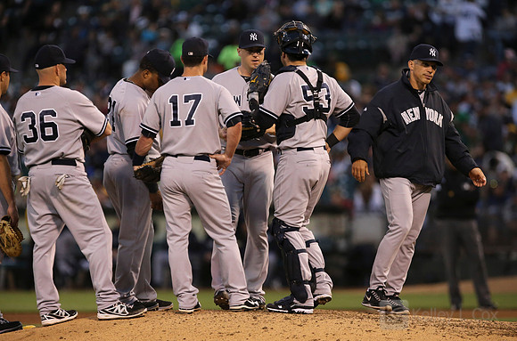 MLB: New York Yankees at Oakland Athletics