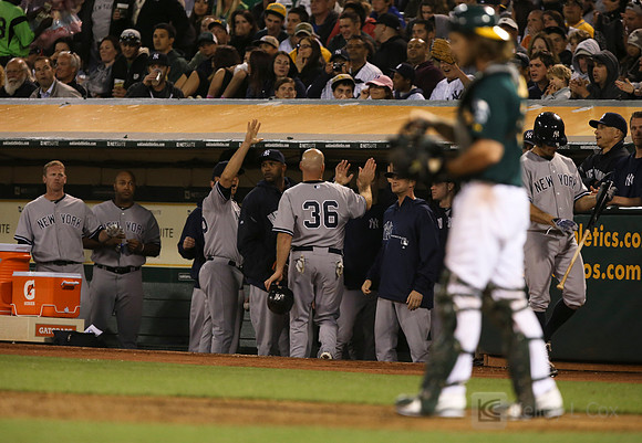 MLB: New York Yankees at Oakland Athletics