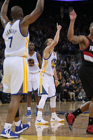 NBA: Portland Trail Blazers at Golden State Warriors