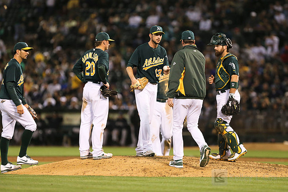 MLB: New York Yankees at Oakland Athletics