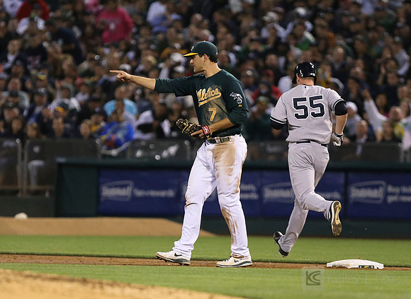 MLB: New York Yankees at Oakland Athletics