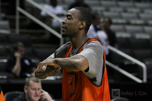 NCAA Basketball: NCAA Tournament-Oklahoma State Practice