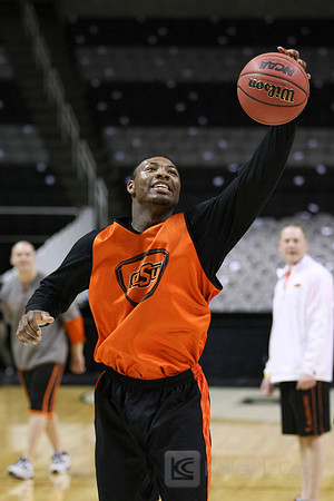 NCAA Basketball: NCAA Tournament-Oklahoma State Practice