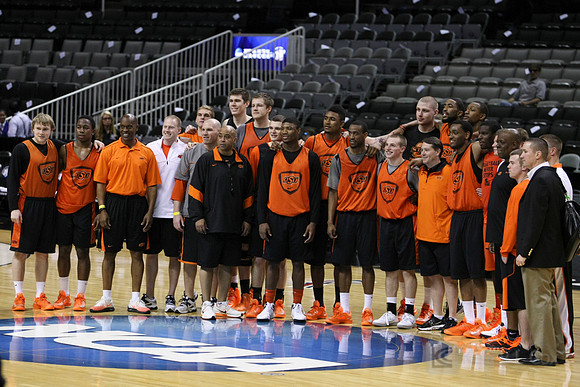 NCAA Basketball: NCAA Tournament-Oklahoma State Practice