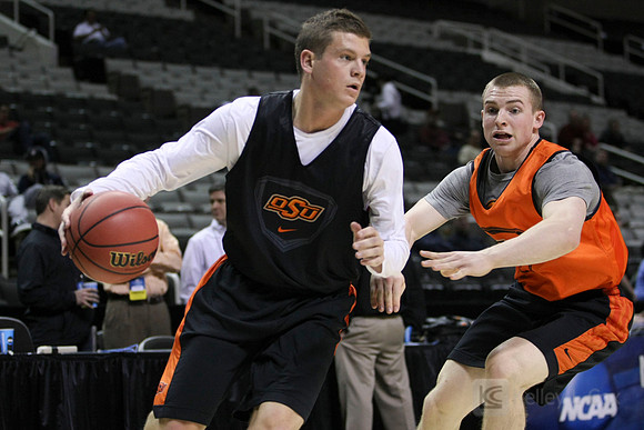 NCAA Basketball: NCAA Tournament-Oklahoma State Practice