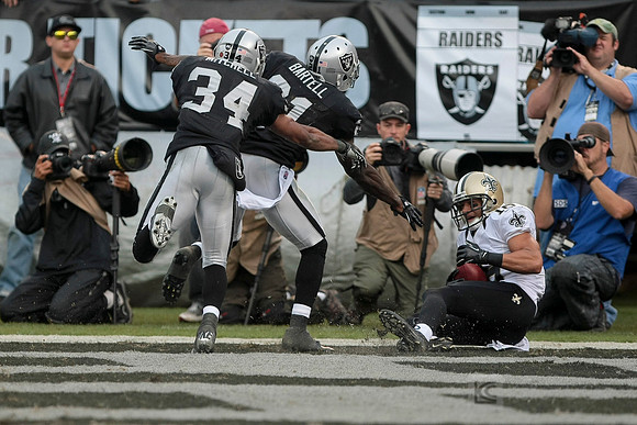 NFL: New Orleans Saints at Oakland Raiders