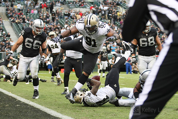 NFL: New Orleans Saints at Oakland Raiders
