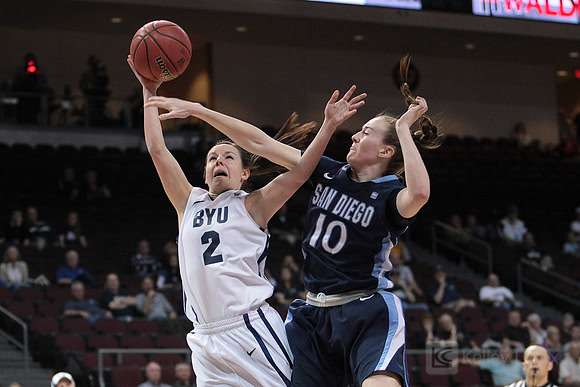 NCAA Women's Basketball: West Coast Conference Tournament-Brigham Young vs San Diego