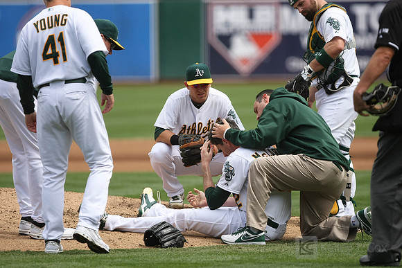 MLB: Los Angeles Angels at Oakland Athletics