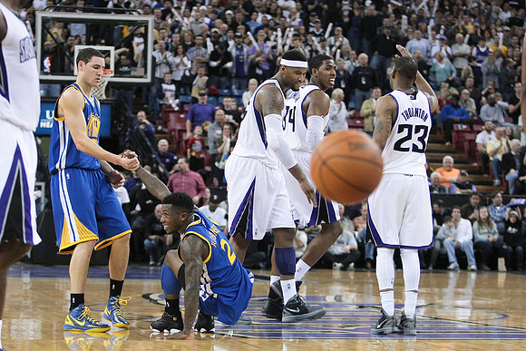 NBA: Golden State Warriors at Sacramento Kings