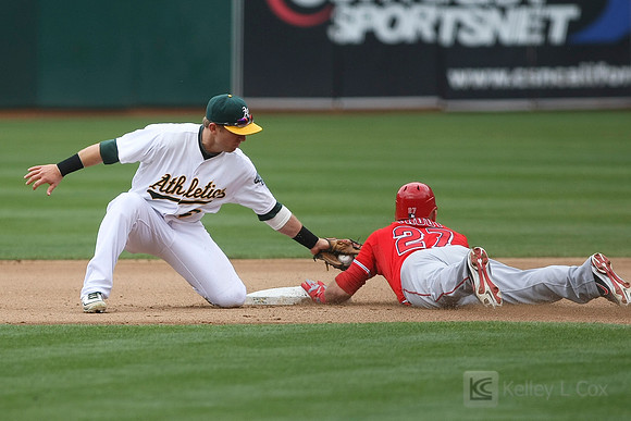 MLB: Los Angeles Angels at Oakland Athletics