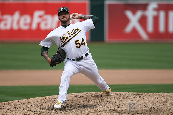 MLB: Los Angeles Angels at Oakland Athletics