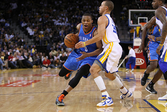 NBA: Oklahoma City Thunder at Golden State Warriors