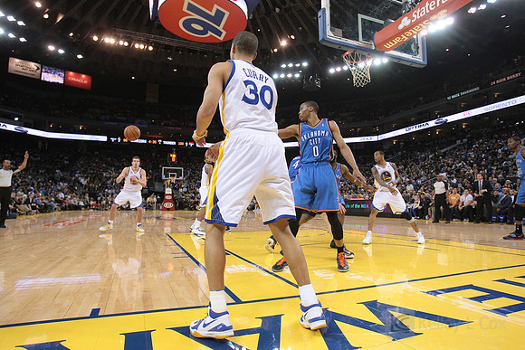 NBA: Oklahoma City Thunder at Golden State Warriors