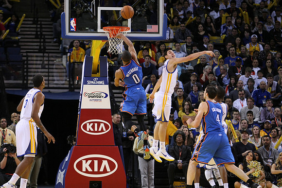 NBA: Oklahoma City Thunder at Golden State Warriors