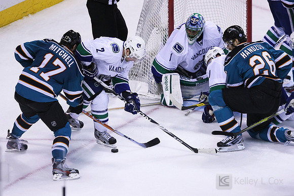 NHL: Vancouver Canucks at San Jose Sharks
