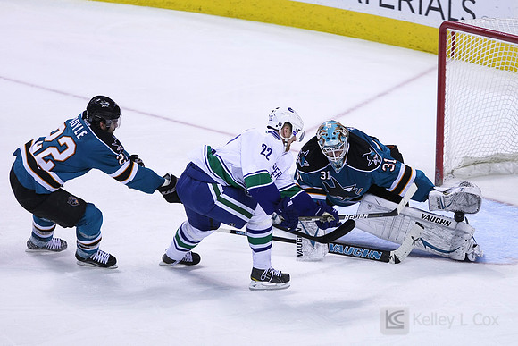 NHL: Vancouver Canucks at San Jose Sharks