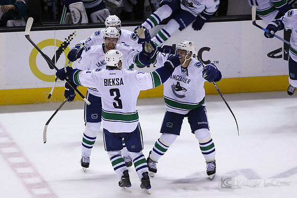 NHL: Vancouver Canucks at San Jose Sharks
