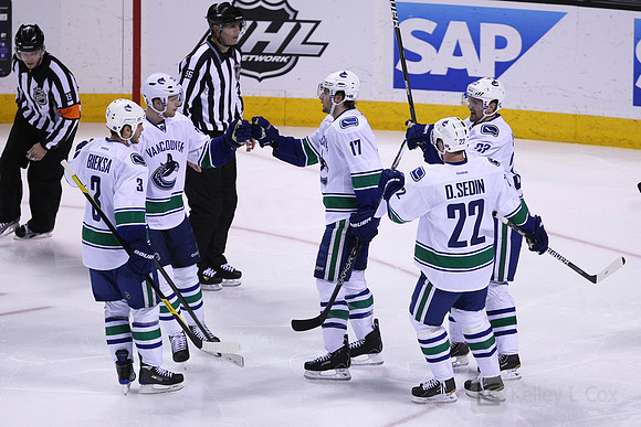 NHL: Vancouver Canucks at San Jose Sharks