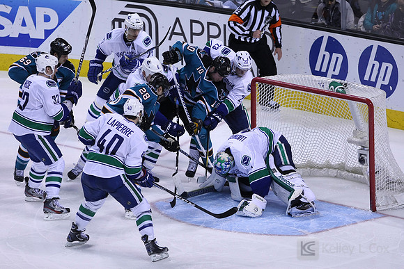 NHL: Vancouver Canucks at San Jose Sharks